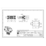 Han D 15 Pos. M Insert Wire Wrap