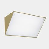 Wall fixture IP65 Curie PC Big E27 30 Gold 1530lm