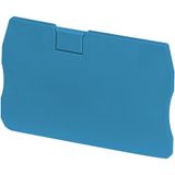 END COVER, 2PTS, 2,2MM WIDTH, BLUE, FOR SPRING TERMINALS NSYTRR22, NS