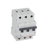 MCB RX³ 6000 - 3P - 400V~ - 6 A - B curve - prong/fork type supply busbars