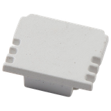 End Cap w/o hole for Surface Mounted Profile 16x13mm IP20 White