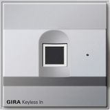 Gira Keyless In fingerprint reader Gira TX_44 c.alum.