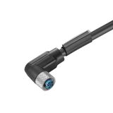 Sensor-actuator Cable (assembled), One end without connector, M12, Num