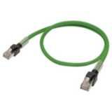 Ethernet patch cable, S/FTP, Cat.5, PUR (Green), 3 m XS6W0019H