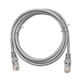 Patchcord RJ45 shielded Cat.6a 10GB, LS0H, grey, 30.0m