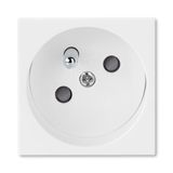 5525N-C02357 B Socket outlet 45×45 with earthing pin, shuttered ; 5525N-C02357 B
