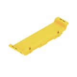 Cover, IP20 in installed state, Plastic, Traffic yellow, Width: 22.5 m