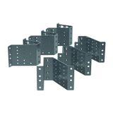19" Profile mounting brackets for 800 mm wide enclosures