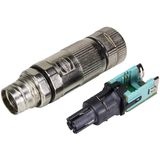 WireXpert - M12 X-coded socket for preLink© System Cat.6a