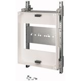 NH switch-disconnectors mounting unit, 400A, WxH=500x450mm, 2x XNH2 3p, mounting on mounting plate