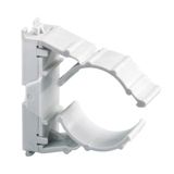 Clip-on lyre Ø20mm - white RAL9010