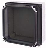 Insulated enclosure, +knockouts, HxWxD=750x375x266mm