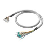 PLC-wire, Digital signals, 20-pole, Cable LiYY, 2 m, 0.14 mm²