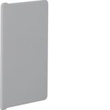 End cap made of PVC for slotted panel trunking BA6 60x100mm stone grey