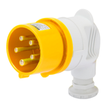 90° PLUG - IP44 - 3P+E 16A 100-130V 50/60HZ - YELLOW - 4H - SCREW WIRING