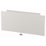 Plinth, front plate for HxW 200 x 425mm, grey