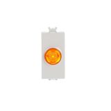 Orange warning light (supplied without lamp) Glow lamp / Orange White - Chiara