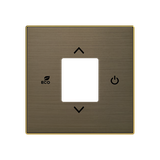 CP-RTC-85OE Cover plate - free@home / KNX RTC - Antique Gold for Thermostat Central cover plate Gold - Sky Niessen