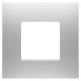 EGO INTERNATIONAL PLATE - IN PAINTED TECHNOPOLYMER - 2 MODULES - MAGNETIC GRAY - CHORUSMART