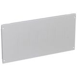 Metal faceplate XL³ 800/4000 - DPX³ with direct rotary handle - screws - 24 mod