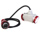 2-WAY ADAPTOR 3P+N+E 16A IP66 W/CABLE