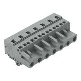 1-conductor female connector CAGE CLAMP® 2.5 mm² gray