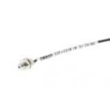 Fiber optic sensor head, diffuse, M3 cylindrical axial, coaxial, R10 f