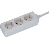 3-fold socket outlet white 1,4 m H05VV-F 3G1,5