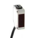 Photoelectric sensor, rectangular housing, stainless steel, red LED, r