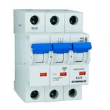 Miniature Circuit Breaker (MCB) B, 2A, 3-pole, 40ø C, 10kA