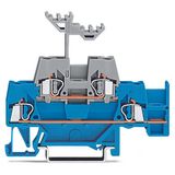 Double-deck terminal block Through/through terminal block with additio