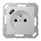 SCHUKO socket with USB type AC A1520F-18AAL