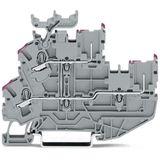 2-conductor/2-pin, double-deck carrier terminal block 2-conductor/2-pi