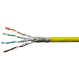 S/FTP Cable Cat.7, 4x2xAWG23/1, 1.000Mhz, LS0H, Dca 30%