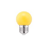 LED Color Bulb 1W G45 240V 55Lm PC yellow THORGEON