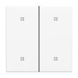 6540-24 Cover Plate for Dimmer Turn button Without imprint studio white matt