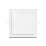 LED Panel 12W 1080lm 4000K CRI80 IP20 120ø square white