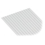 Marking strips for laser printer white