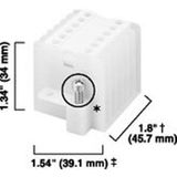 Allen-Bradley, 1492 Panel Mount Block, High-density 6-Pole