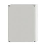 Enclosure ABS, grey cover, 289x239x107 mm, RAL7035
