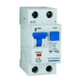 Combined MCB/RCD (RCBO) B13/1+N/30mA/Type AC, G