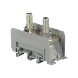 POWER TERMINAL BLOCKS, M300/42.FF V0, STUD CONNECTION, FEED-THROUGH, 42MM SPACING, GREY