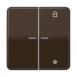 ENet push-button universal 1-gang FMCD1701BR
