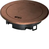 Metal hinged cover f BSR02 Copper-plate