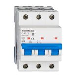 Miniature Circuit Breaker (MCB) AMPARO 6kA, C 40A, 3-pole