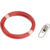 Telemecanique Emergency stop rope pull switches XY2C, mounting kit, Ø 3.2 mm, L 10.5 m