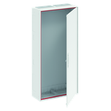 A27D ComfortLine A Wall-mounting cabinet, Surface mounted/recessed mounted/partially recessed mounted, 168 SU, Isolated (Class II), IP54, Field Width: 2, Rows: 7, 1100 mm x 550 mm x 215 mm