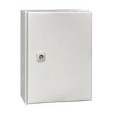 Wall-mounted enclosure 1 door IP65 H=350 W=250 D=155 mm