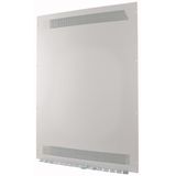 Front plate (section high), ventilated, W=1350mm, IP31, grey