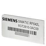 SIMATIC RF635L SmartLabel half-carton white 74x207.4 mm ISO 18000-6C EPC Class 1 Gen 2 frequency 860 to 960 MHz chip type Impinj Monza 4i 256-bit (32